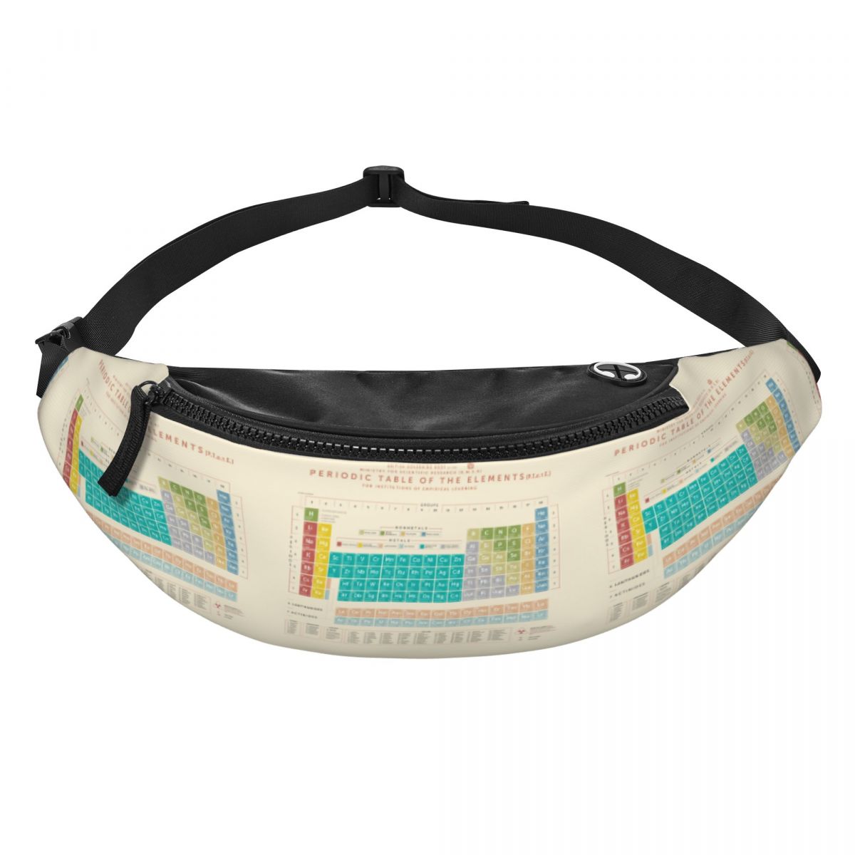 Travel Accessories Pouch For Men - クールエレメント周期表ファニーパック旅行用男性女性科学化学化学クロスボディウエストバッグ電話マネーポーチ