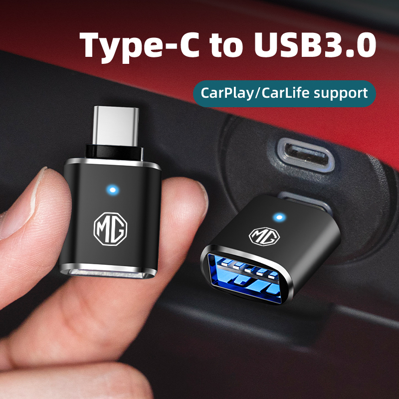 Travel Plug Type C - 車載LEDタイプC-USB 3.0アダプターケーブルコンバーター、モーリスガレージMG 6 3 5 7