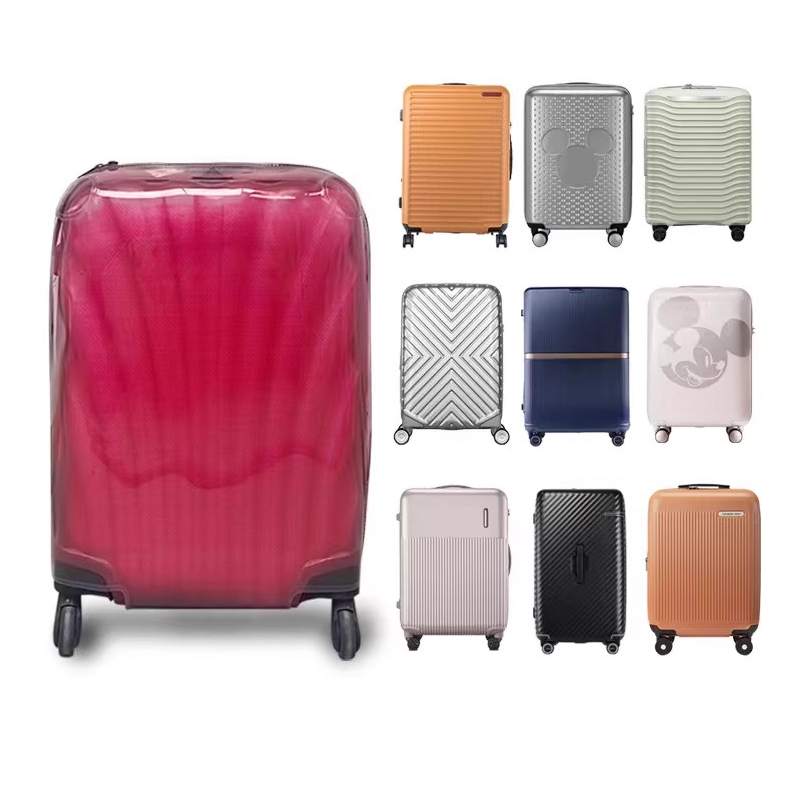 Travel Accessories Samsonite - サムソナイトC-LITEスーツケース用ラゲージカバー、PVC透明カバー、ジッパー付き、旅行用品、0.6mmPVC、カスタマイズ可能