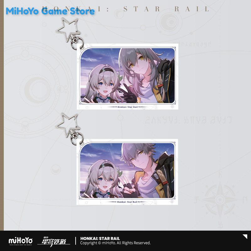 Travel Accessories Present - 【崩壊スターレイル】公式オリジナル 真夏のホタルの約束 テーマシリーズ アクリルグループフォトカード トラベルプレゼント サプライズ