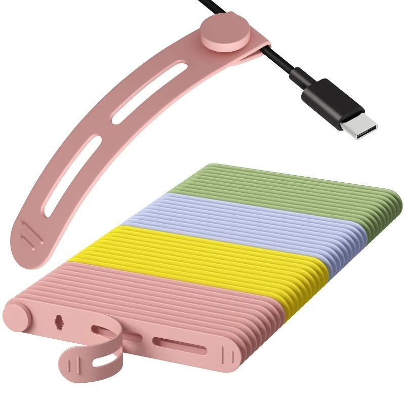 Cable Organizer Travel - ポータブルケーブルオーガナイザー、データケーブル、ヘッドホンケーブル収納、充電ケーブルオーガナイザー、家庭用収納アクセサリー