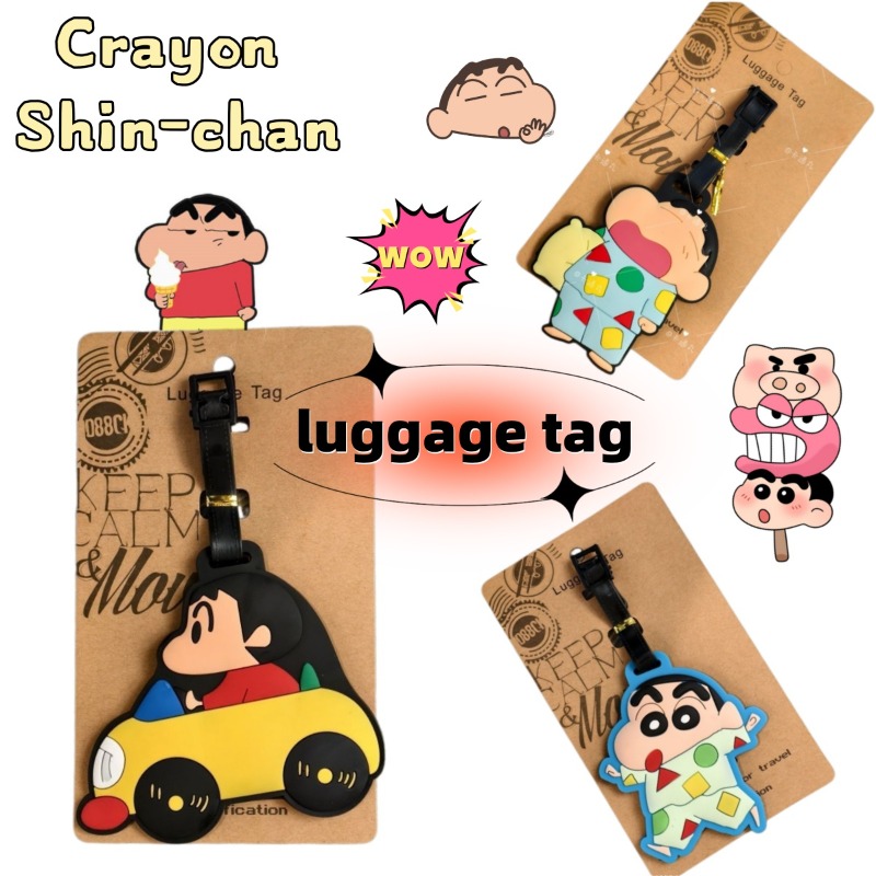 Travel Accessories Sale - クレヨンしんちゃん漫画アニメキャラクターファッション荷物タグかわいいバッグ旅行携帯用吊り下げアクセサリー装飾ギフト