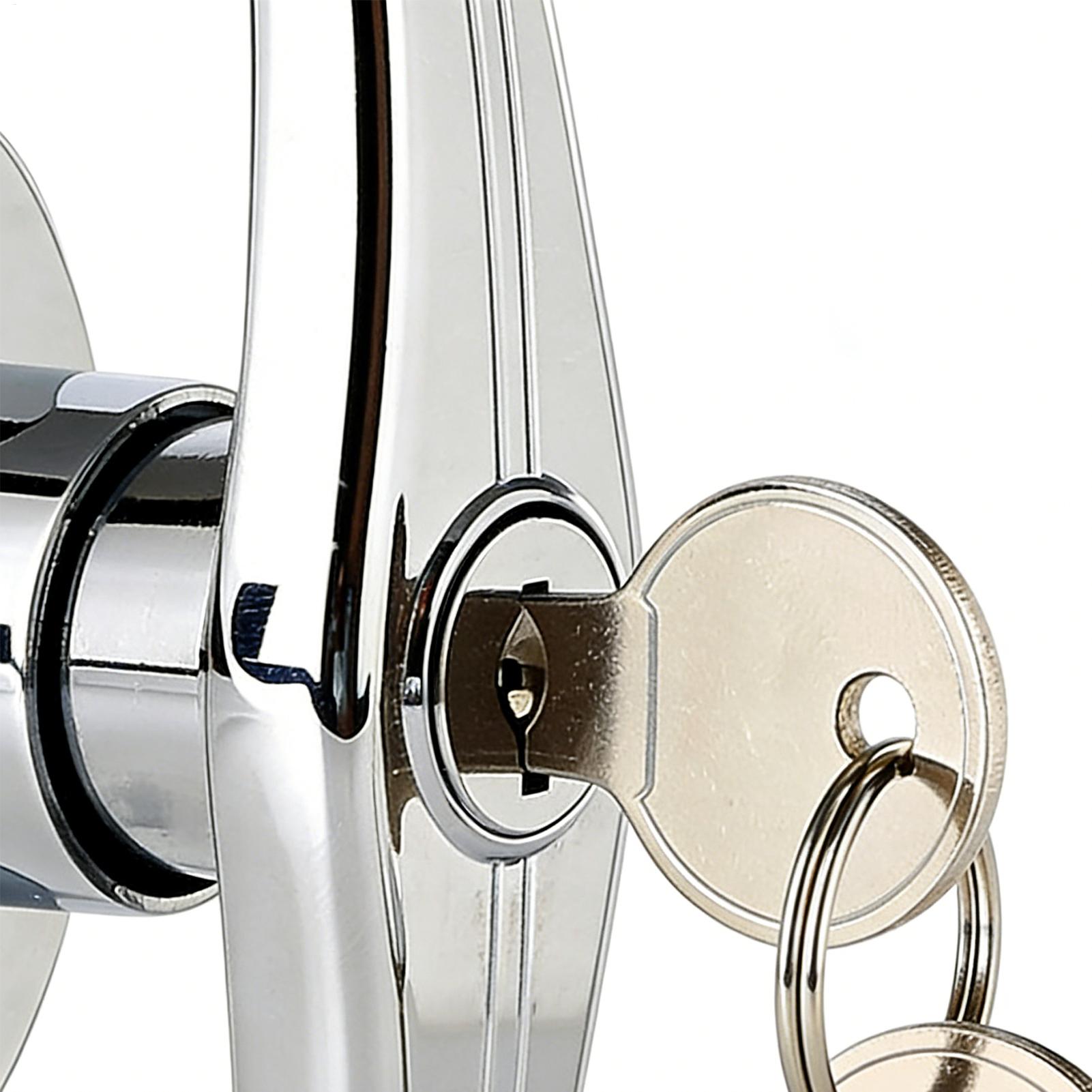 Travel Accessories Us - RVドアロック交換用ヘビーデューティートレーラーアクセサリー、トレーラードアロックキャンパーラッチ、モーターホーム旅行用エントリーカーゴインテリア用