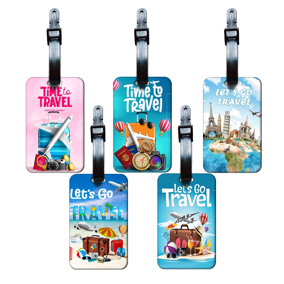 Travel Accessories Sale - トラベルスタイル荷物タグ男性女性旅行荷物ラベルクラシックスーツケースIDアドレスホルダーポータブル手荷物搭乗券ギフト