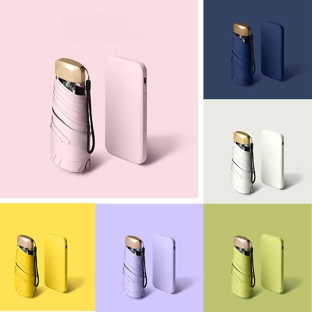 Travel Umbrella Compact - 紫外線防止ポケットレインアンブレラ超軽量折りたたみ日傘耐風性両用日よけ傘夏用