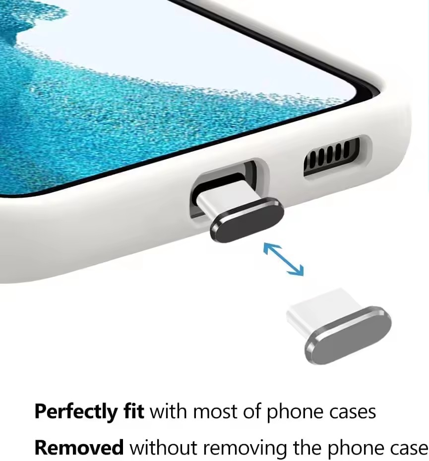 4個入りUSB Cダストプラグ、クリーニングブラシ付き、防塵 - Travel Plug Type C のレビューと価格