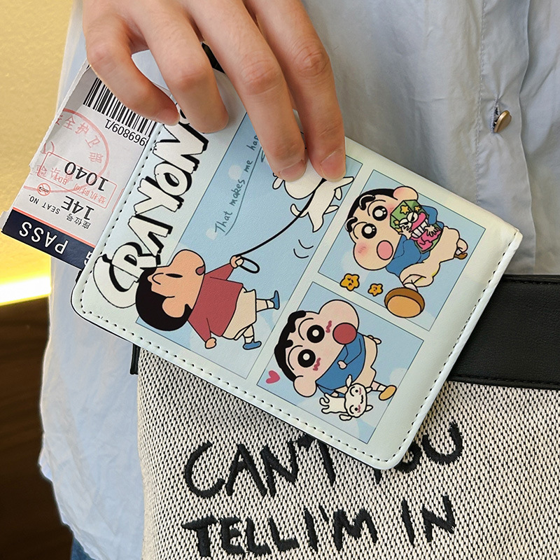 かわいいしんちゃんかわいいパスポートカバー多機能カードホルダ - Travel Accessories For Japan Trip のレビューと価格