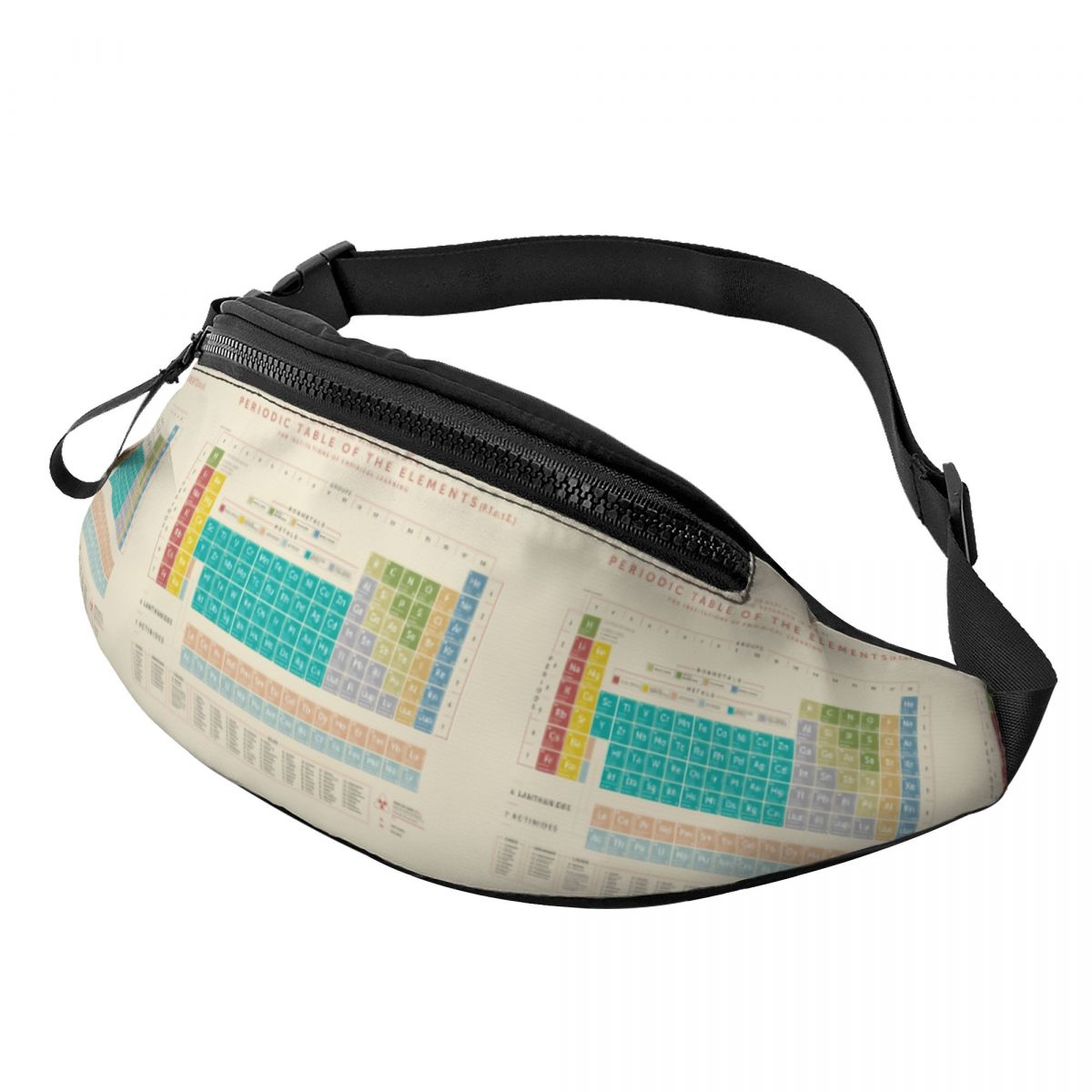 クールエレメント周期表ファニーパック旅行用男性女性科学化学化 - Travel Accessories Pouch For Men のレビューと価格