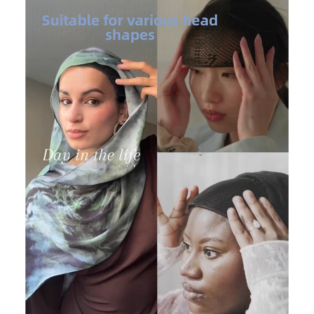 ヘッドスカーフ固定用ヘッドバンド、ムスリムベールベースキャッ - Travel Accessories Malaysia のレビューと価格