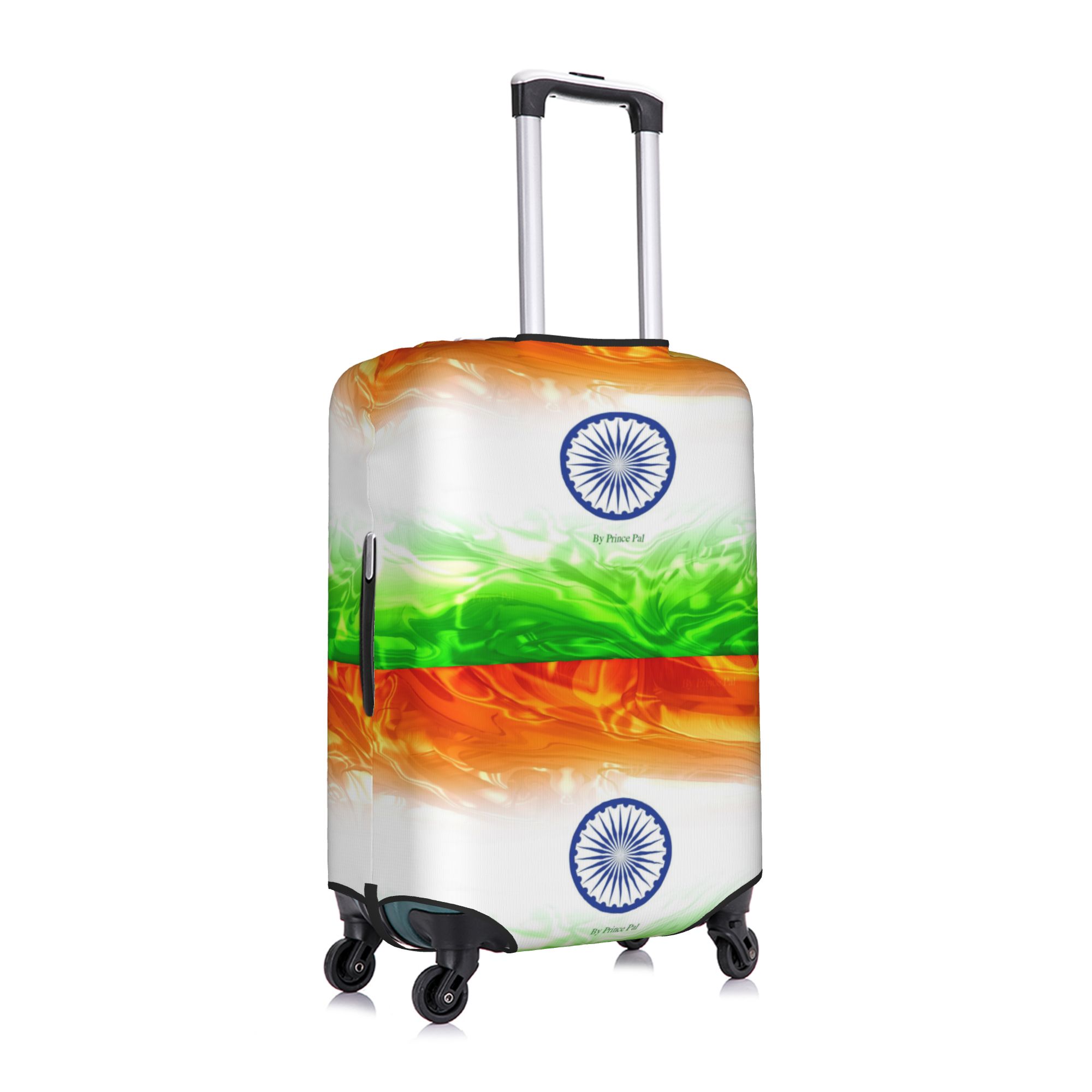 かわいいインドの国旗柄の荷物カバープロテクター、洗えるインド - Travel Accessories India のレビューと価格