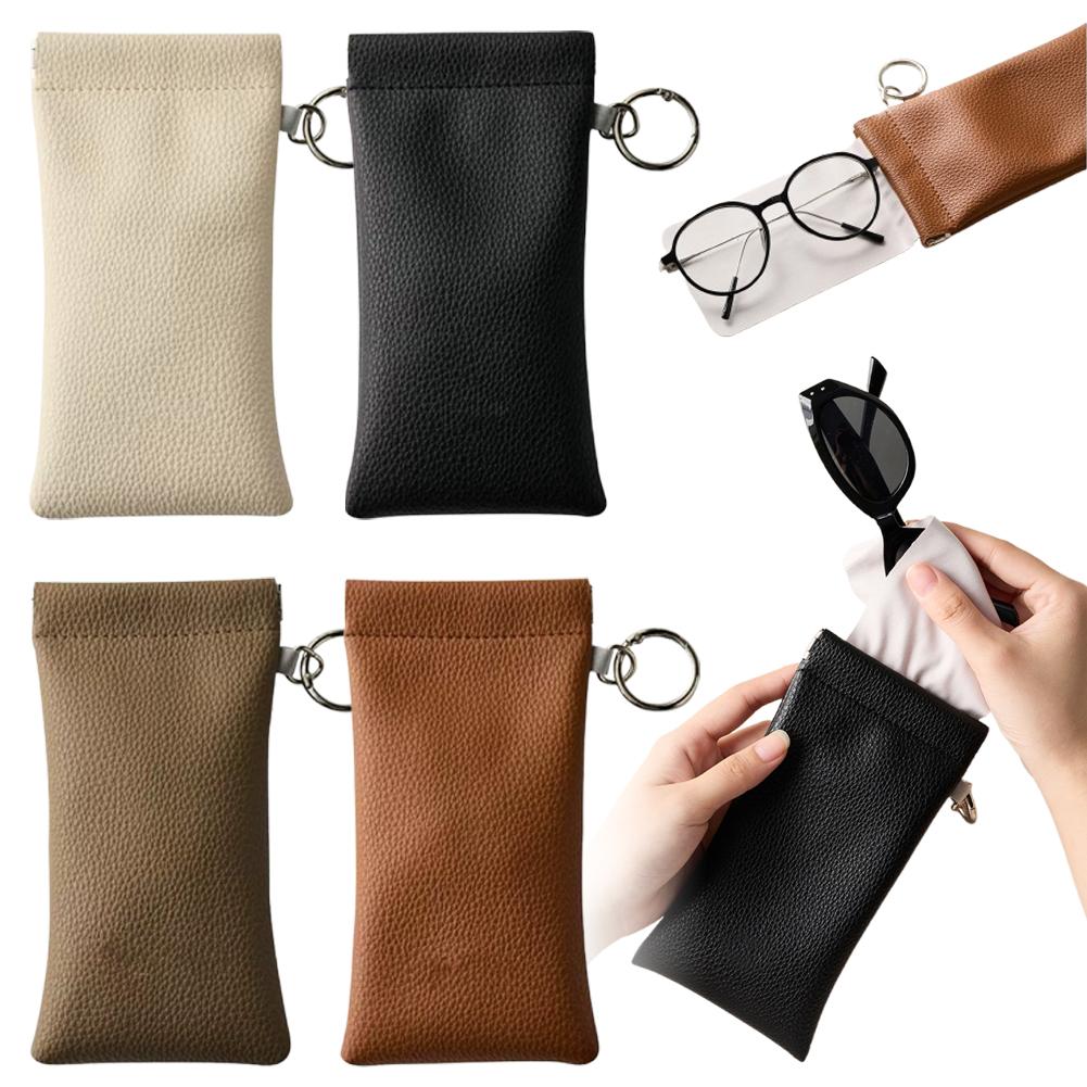 サングラスポーチ キーリング付き ポータブル ソフト傷つきに - Travel Accessories Pouch For Men のレビューと価格