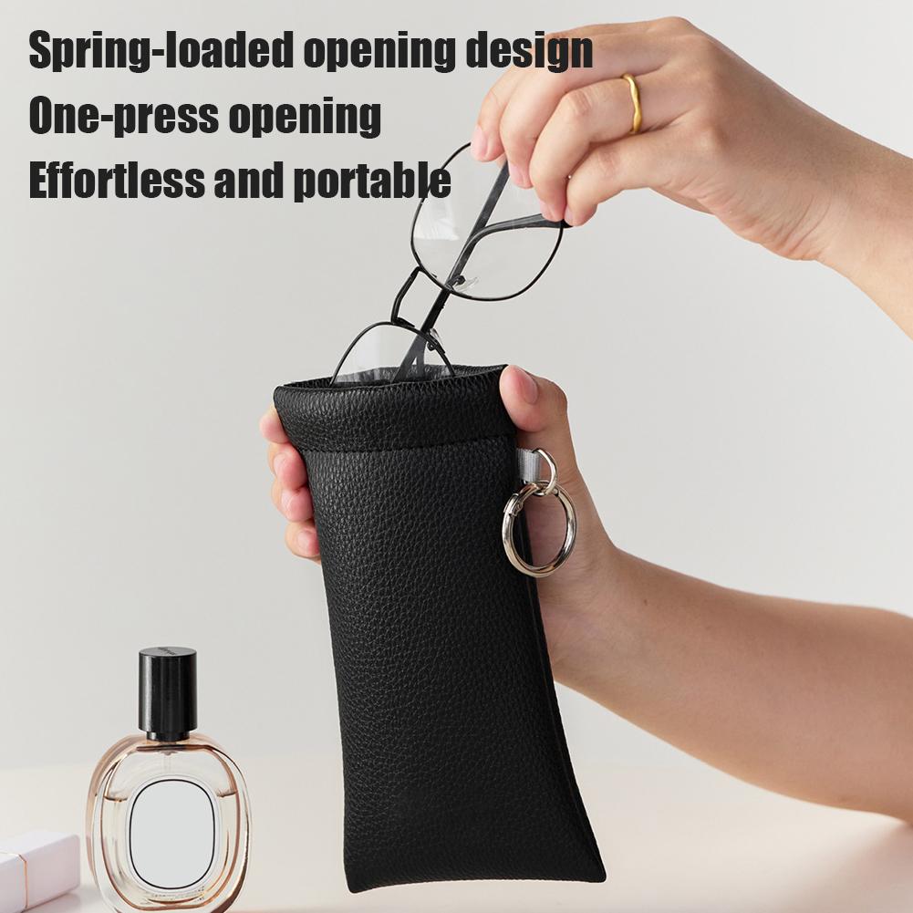 サングラスポーチ キーリング付き ポータブル ソフト傷つきに - Travel Accessories Pouch For Men のレビューと価格