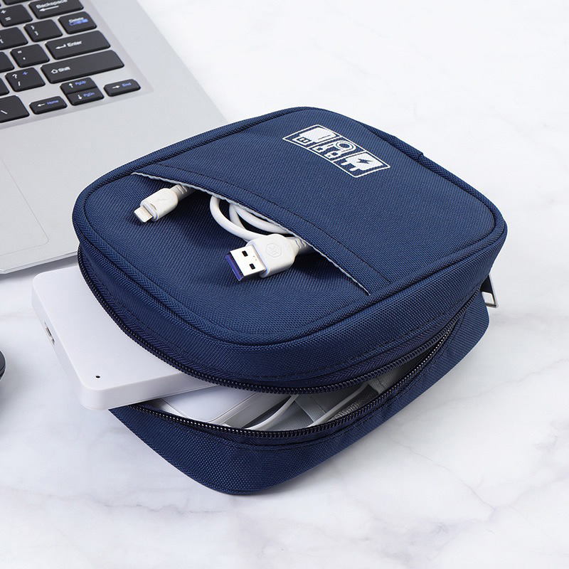 防水トラベルデータケーブルオーガナイザーバッグ、USBパワー - Cable Organizer Travel のレビューと価格