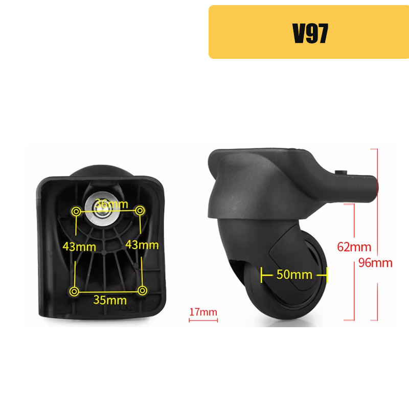 サムソナイトV97ラゲッジ用360度回転滑り止め＆耐摩耗性簡 - Travel Accessories Samsonite のレビューと価格