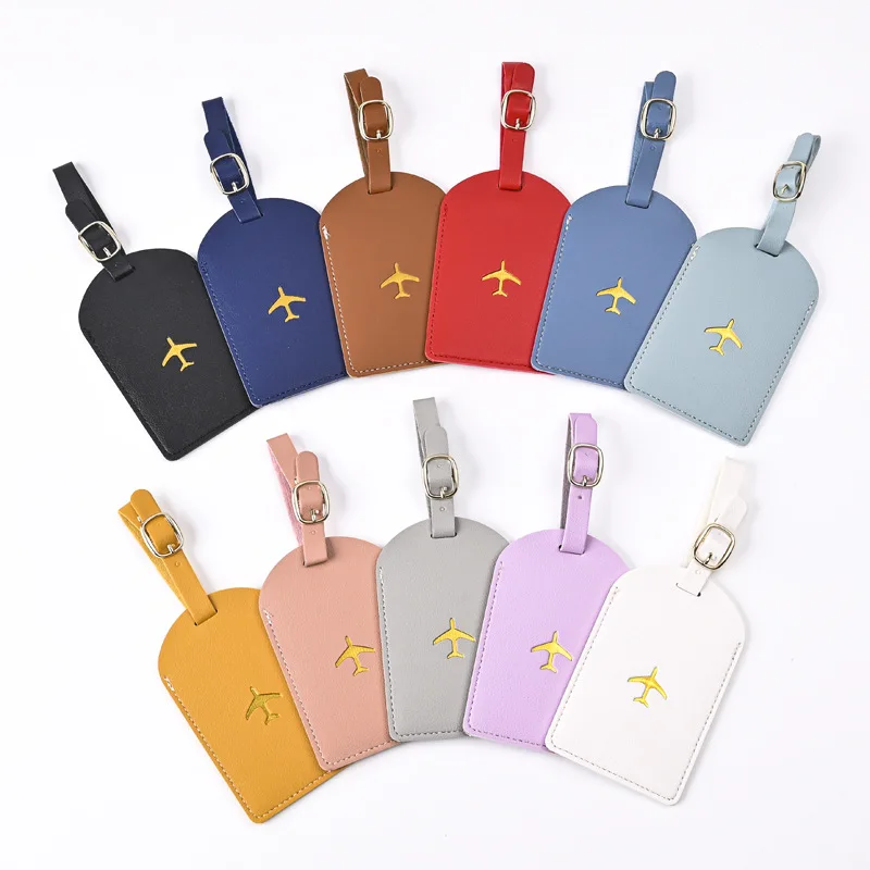 1pc 厚みのある PU ホットスタンピング航空機搭乗券荷物 - Travel Accessories Sale のレビューと価格