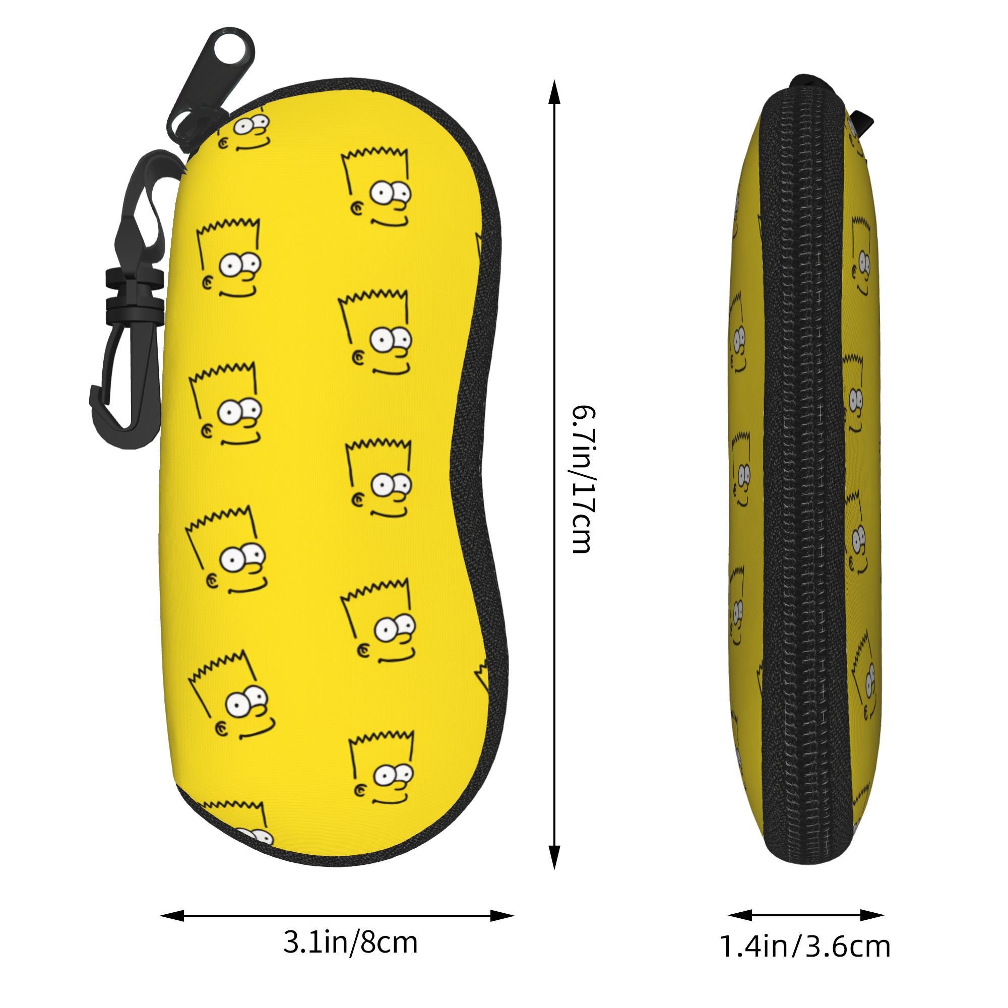 S-シンプソンズ映画メガネケースカバー旅行用サングラスポーチ - Travel Accessories Pouch For Men のレビューと価格
