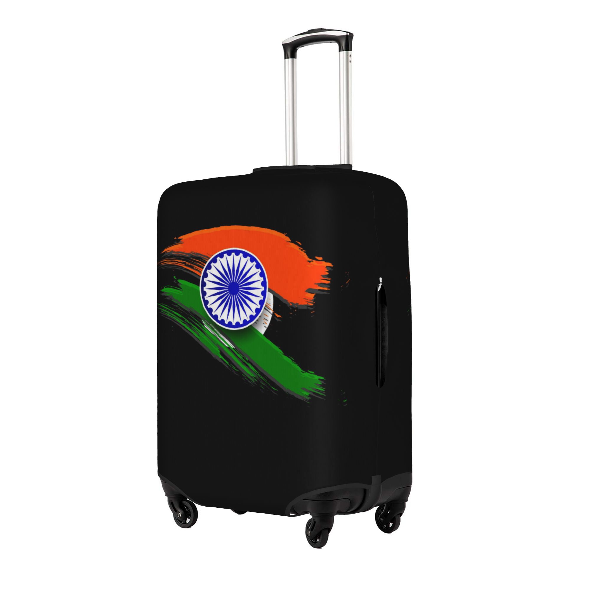 インドの国旗スーツケースカバー 伸縮性のあるインド愛国的荷物 - Travel Accessories India のレビューと価格