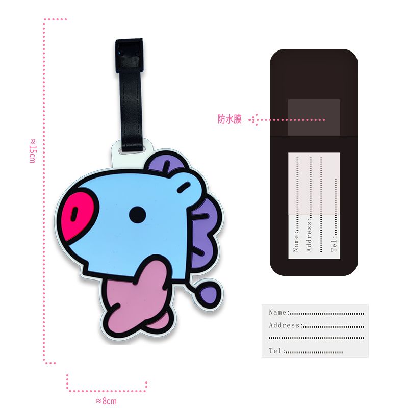 BT21のかわいいキャラクターキーホルダー、カワイイユニセッ - Travel Accessories Sale のレビューと価格