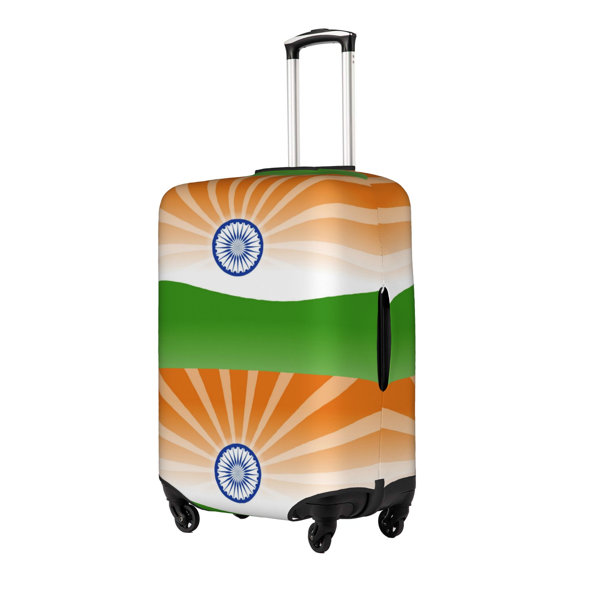 インドの国旗旅行荷物カバー弾性インド愛国スーツケースカバープ - Travel Accessories India のレビューと価格
