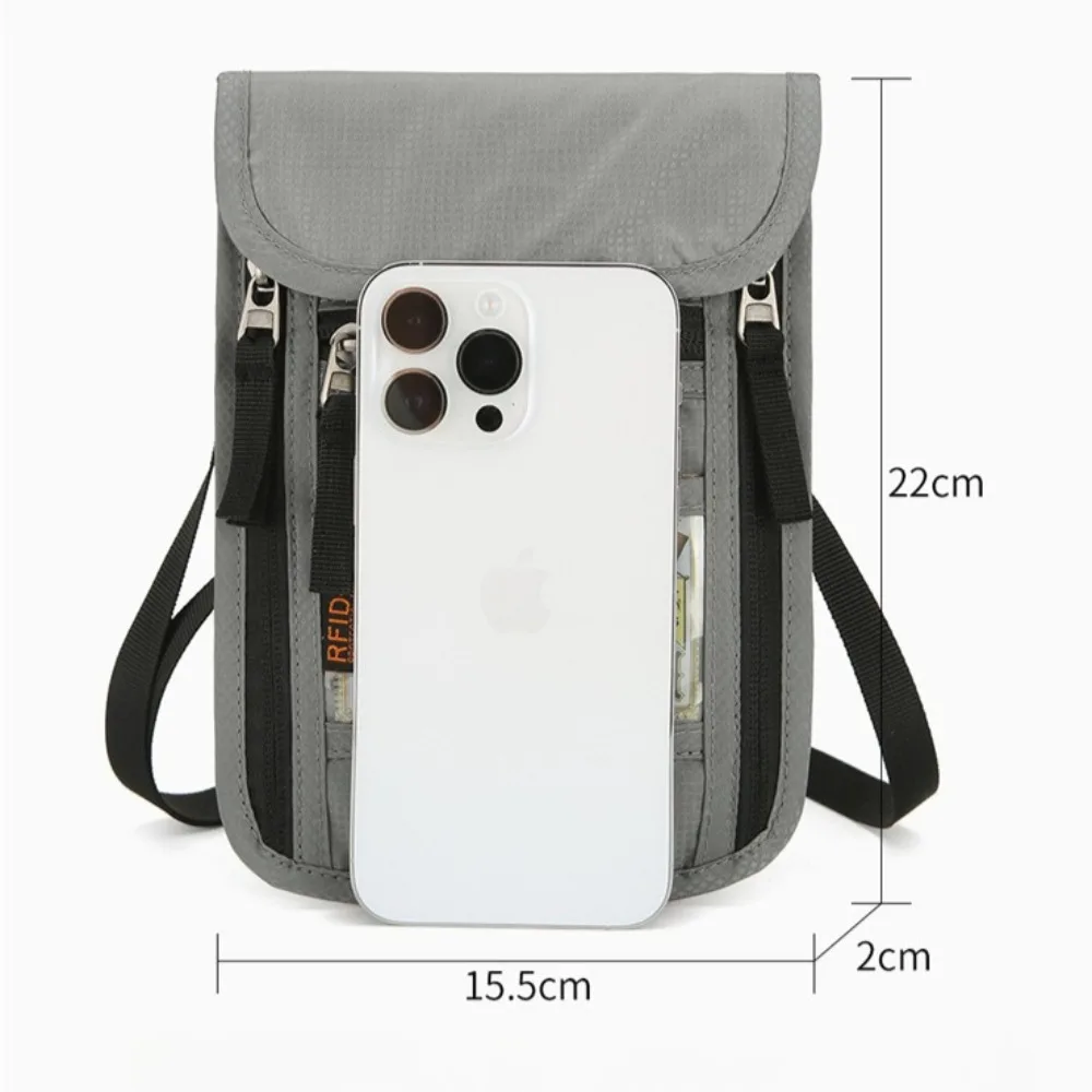 RFIDブロッキング機能付きトラベルネックウォレット、パスポ - Travel Accessories Pouch For Men のレビューと価格