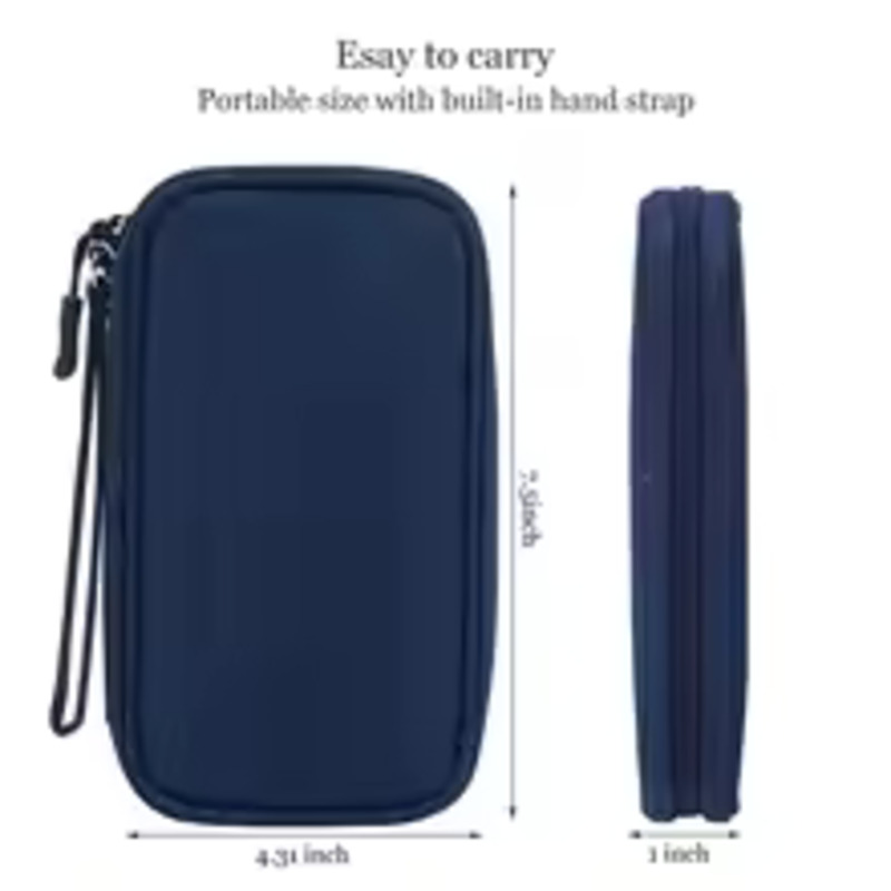 1 個グレー/ブラック/ピンク/ネイビー新しいトラベルオーガ - Cable Organizer Travel のレビューと価格