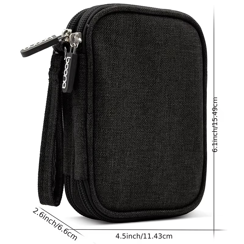 1 個グレー/ブラック/ピンク/ネイビー新しいトラベルオーガ - Cable Organizer Travel のレビューと価格