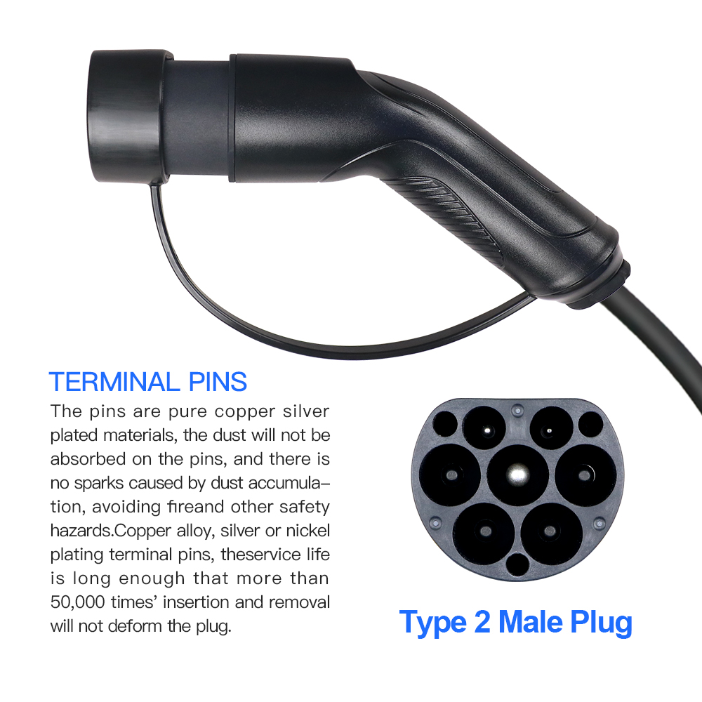 3.6KW 7.2 11 22KW オス型2 EVSE メス - Travel Plug Type C のレビューと価格