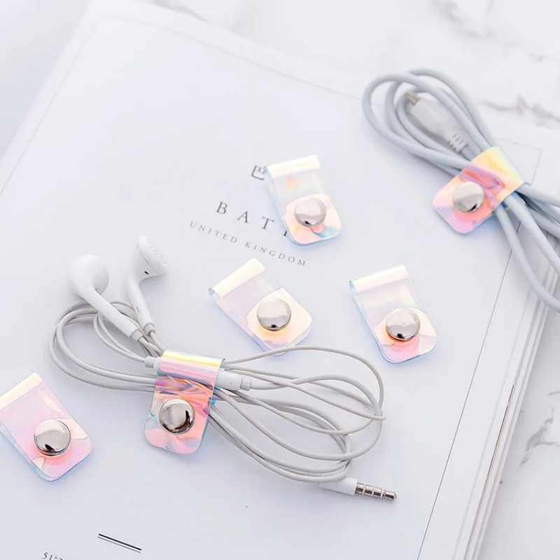 5個入り INSレーザーPVCスターパデータケーブルオーガナ - Cable Organizer Travel のレビューと価格