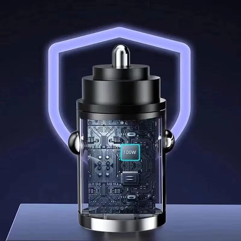 100W PD USBカーチャージャー、ライター型急速充電器 - Travel Plug Type C のレビューと価格