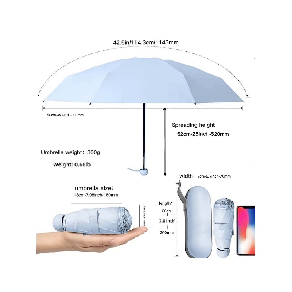 トラベル傘 コンパクト 軽量 ポータブル 強力 防水 折りた - Travel Umbrella Compact のレビューと価格