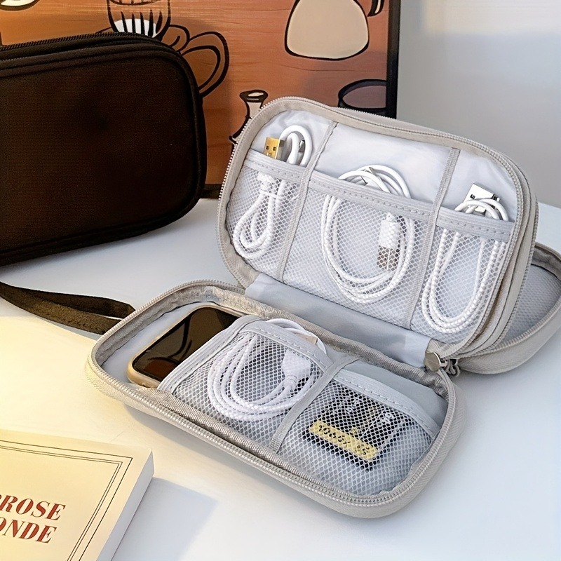 トラベルオーガナイザーバッグ、多ポケット収納ポーチ、トイレタ - Cable Organizer Travel のレビューと価格