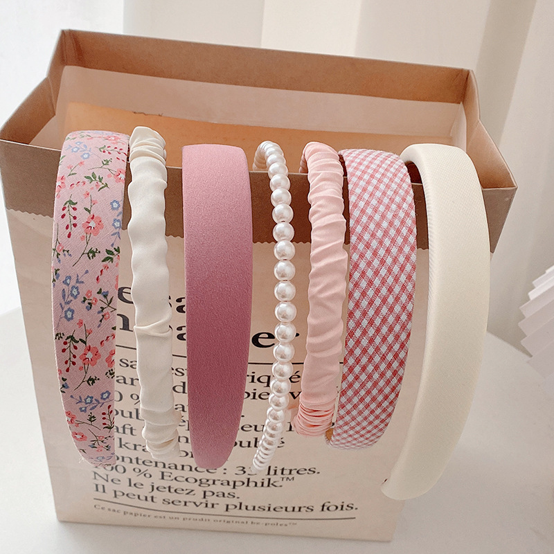 5/7 個セットファッション女性布ヘアバンド頭飾りヘッドバン - Travel Accessories Sale のレビューと価格
