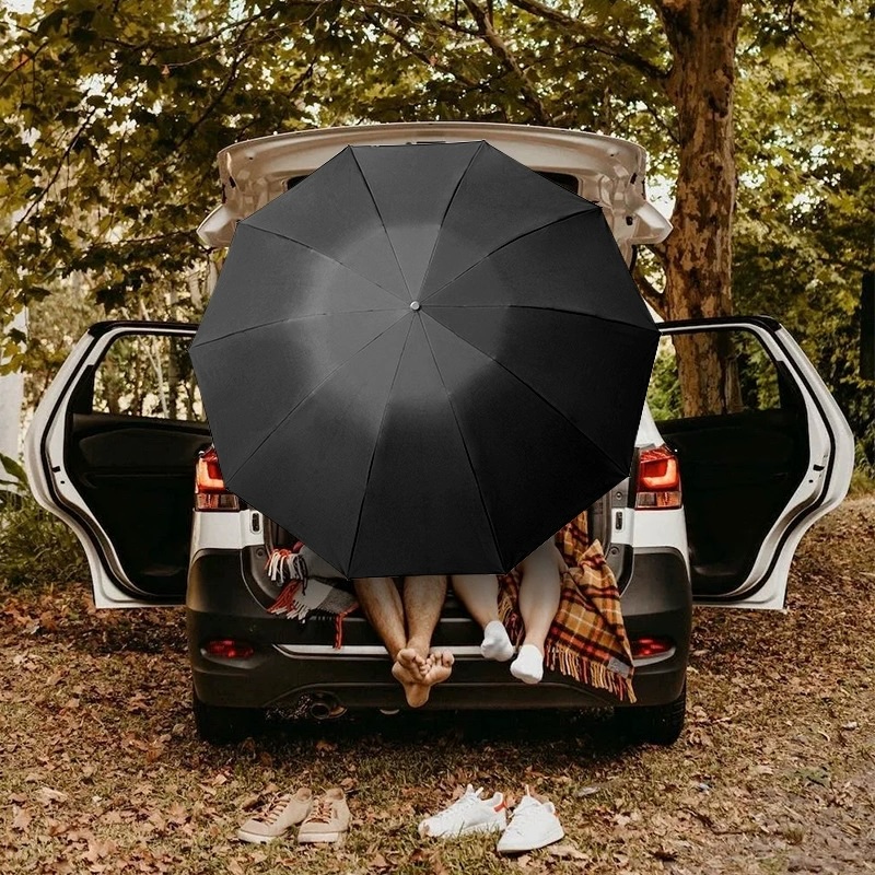 防風強力自動傘、強化288本骨、コンパクトトラベルUV UP - Travel Umbrella Compact のレビューと価格