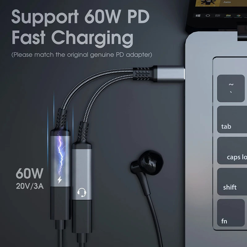 OTG 2 in 1 USB C スプリッター、デュアルタイ - Travel Plug Type C のレビューと価格