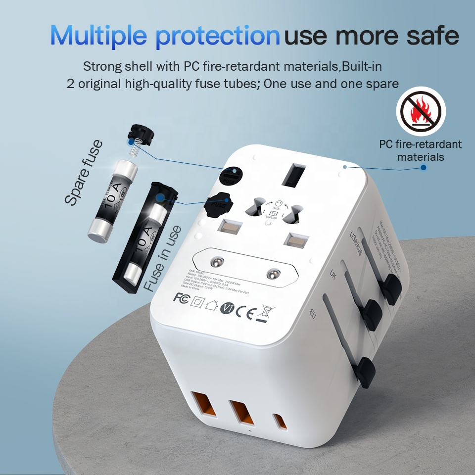 タイプC GaN 20W充電器 マルチプラグ壁コンセントプラ - Travel Plug Type C のレビューと価格