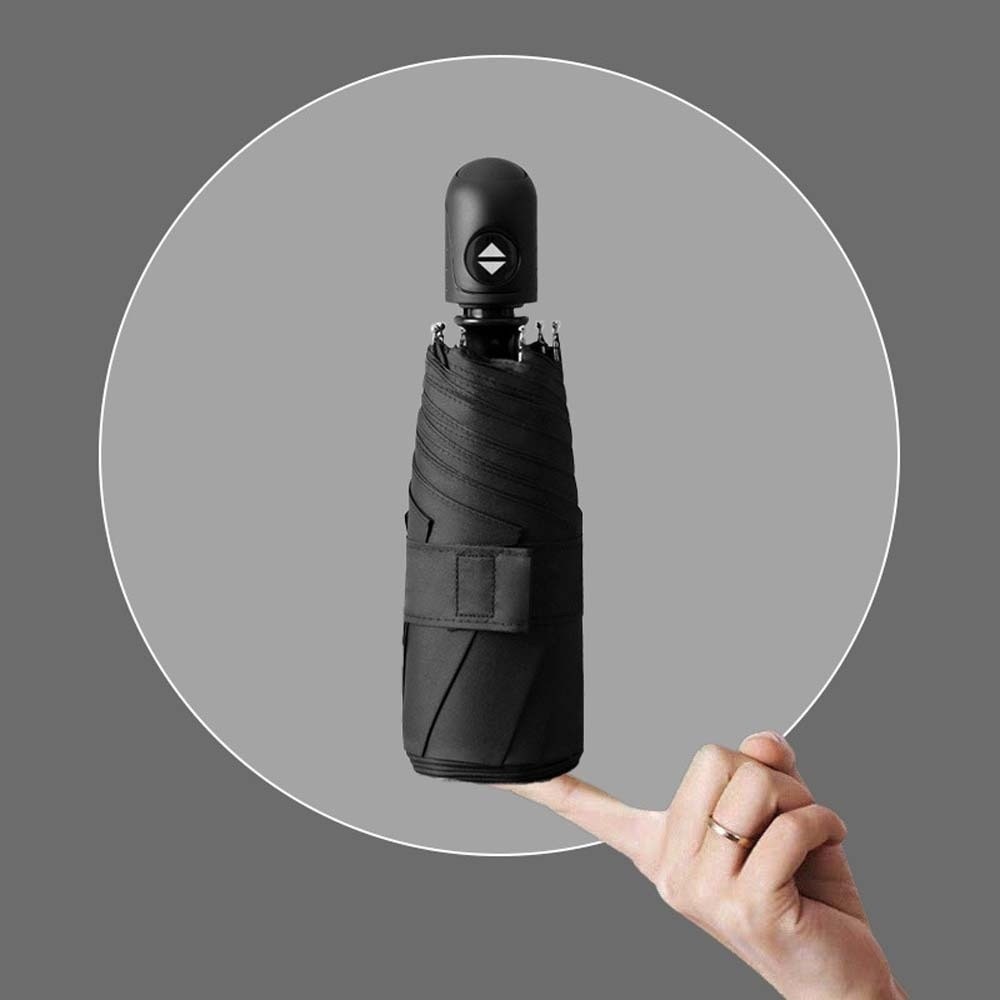 軽量自動開閉ポケット傘 UVカット 無地 二役折りたたみ傘  - Travel Umbrella Compact のレビューと価格