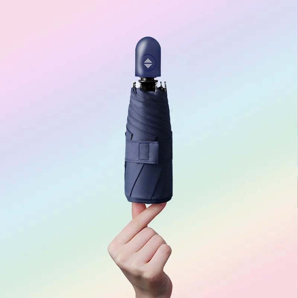 軽量自動開閉ポケット傘 UVカット 無地 二役折りたたみ傘  - Travel Umbrella Compact のレビューと価格