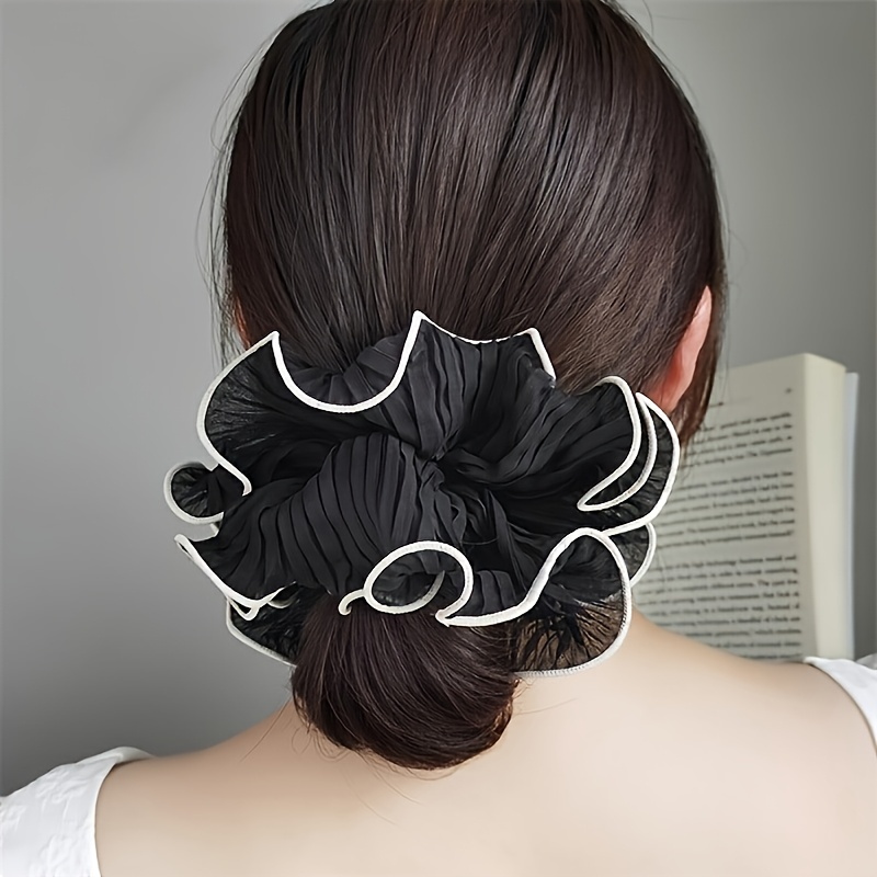 4個/セット エレガントなフリンジ付きファブリックシュシュ  - Travel Accessories Sale のレビューと価格