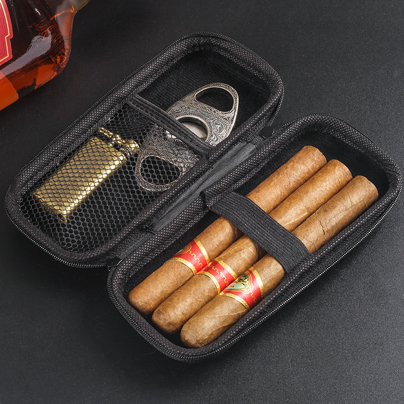 1個入り ポータブルシガー旅行ケース EVA 軽量シガーホル - Travel Accessories Us のレビューと価格