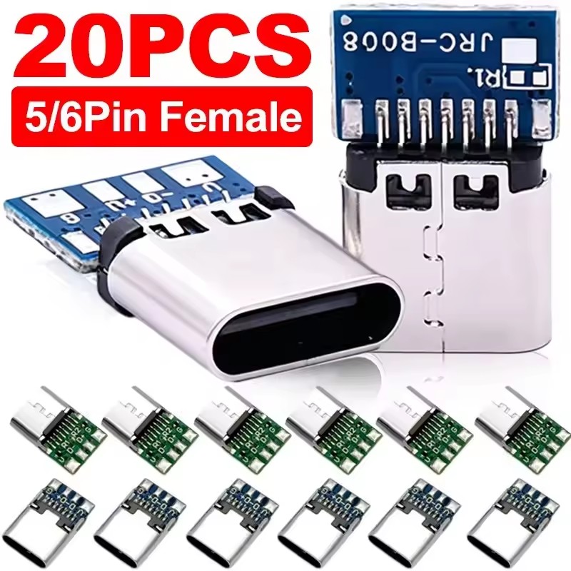 USB 3.1 タイプ C コネクタ 5/6 ピンメスソケッ - Travel Plug Type C のレビューと価格