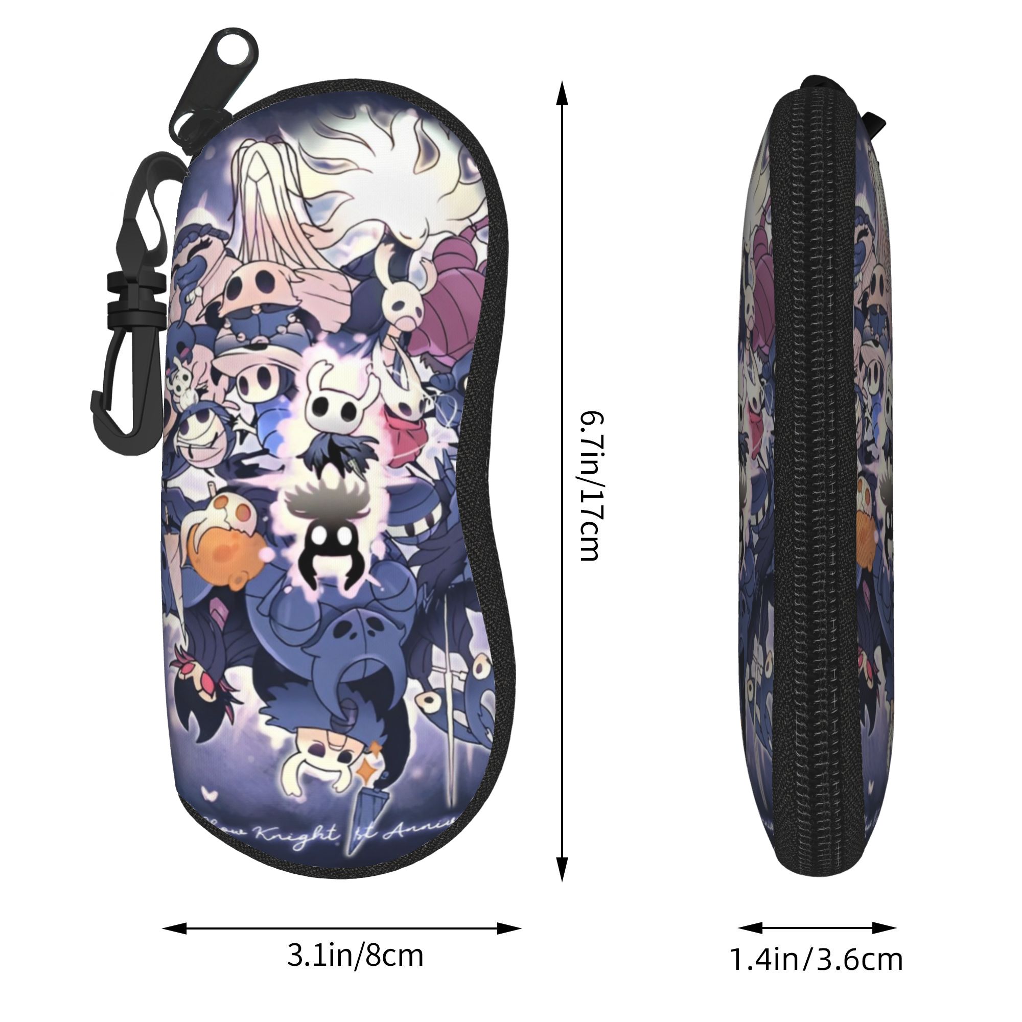 ホロウナイトメガネケースカバーゲーム面白い漫画トラベルサング - Travel Accessories Pouch For Men のレビューと価格
