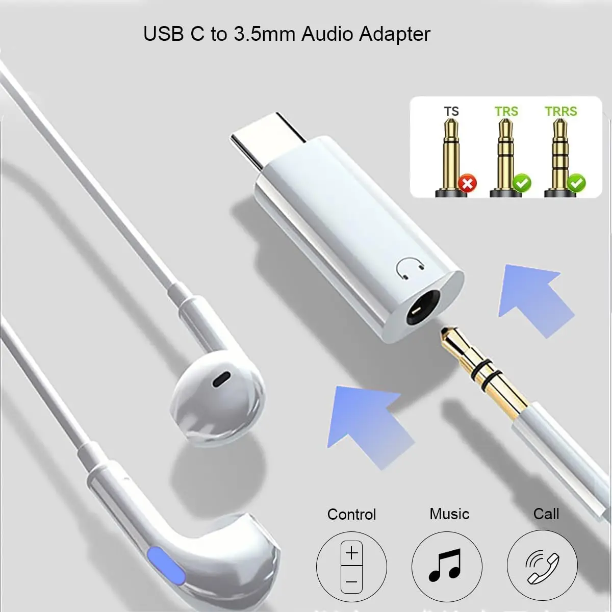 USB C - 3.5mmイヤホンアダプター オーディオコン - Travel Plug Type C のレビューと価格