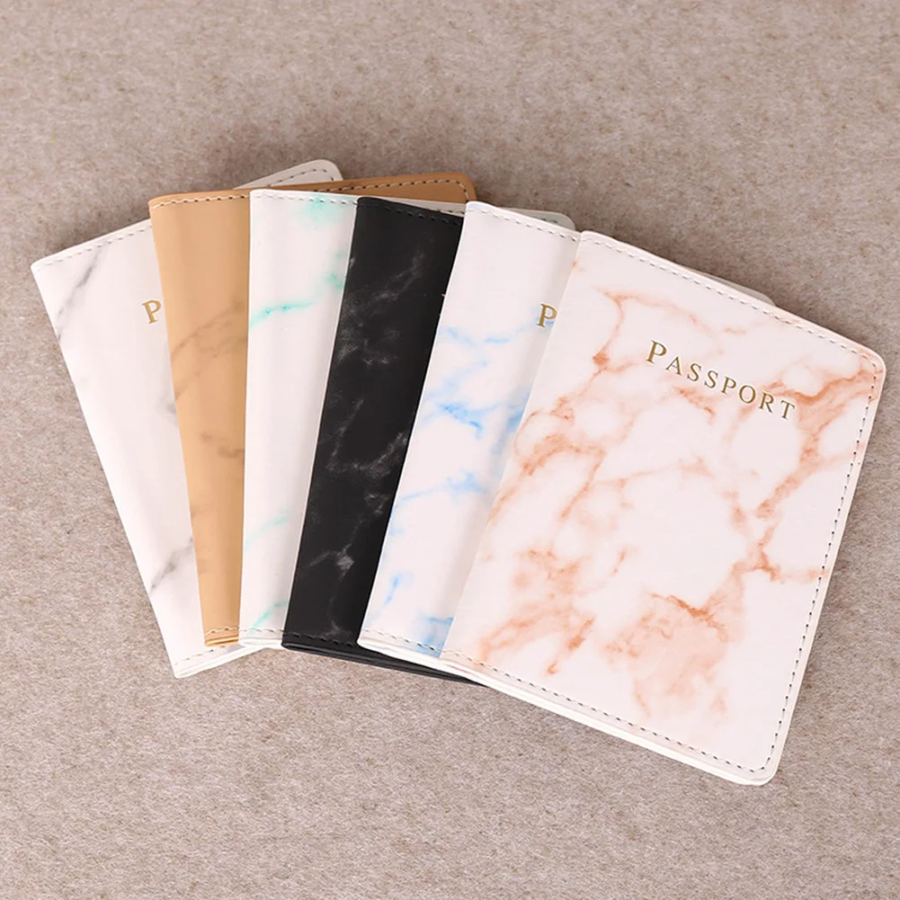 女性男性パスポートカバー Pu レザー大理石スタイル旅行 I - Travel Accessories Pouch For Men のレビューと価格