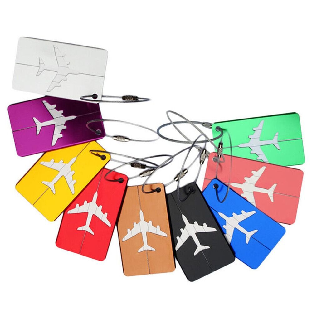 トラベルバッグ用の再利用可能なアルミニウム製ラゲッジタグ,収 - Travel Accessories Sale のレビューと価格