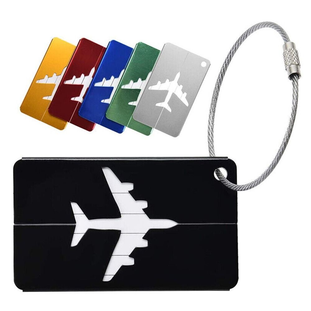 トラベルバッグ用の再利用可能なアルミニウム製ラゲッジタグ,収 - Travel Accessories Sale のレビューと価格