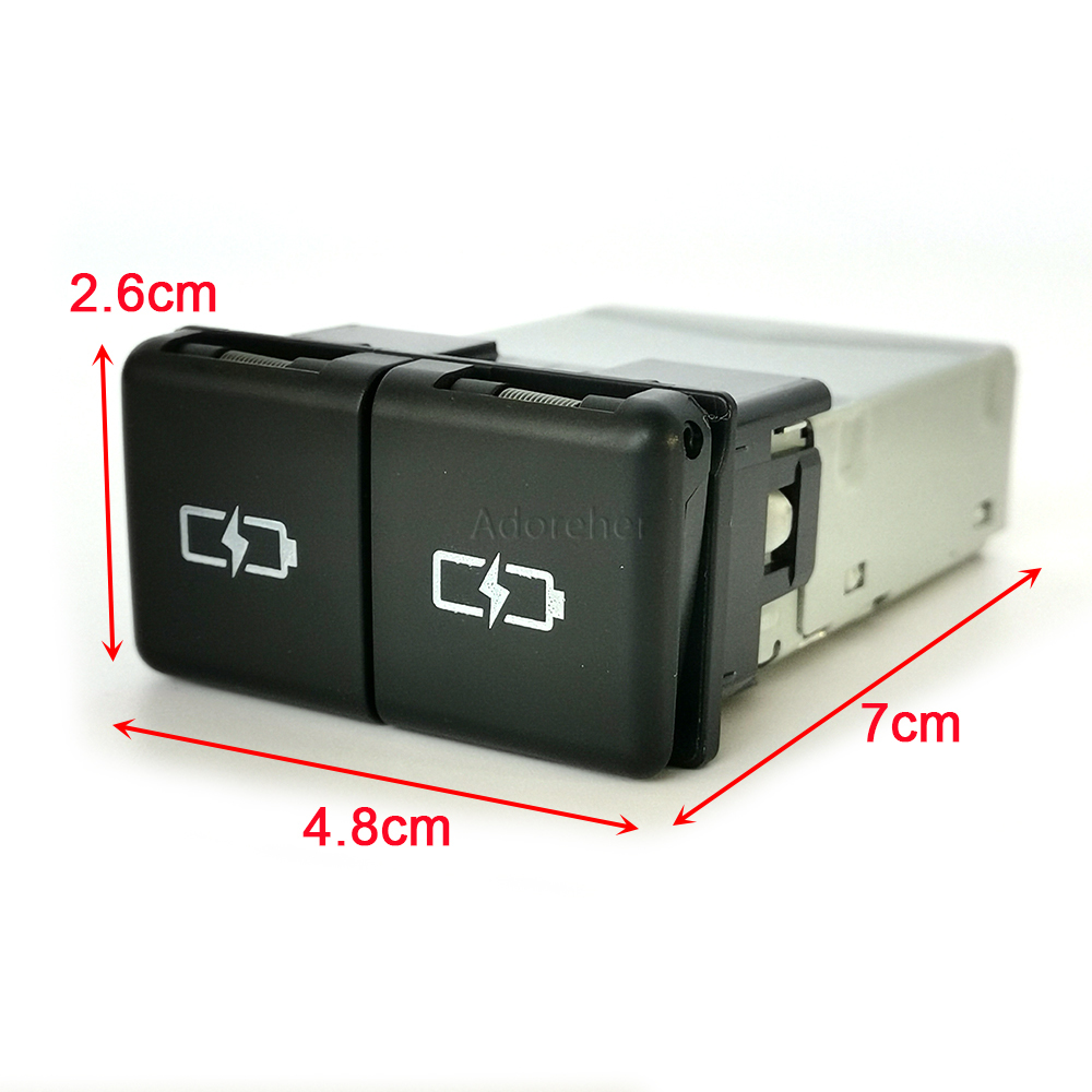 車のデュアル充電器トヨタカムリアバロンハイランダーレビン R - Travel Plug Type C のレビューと価格