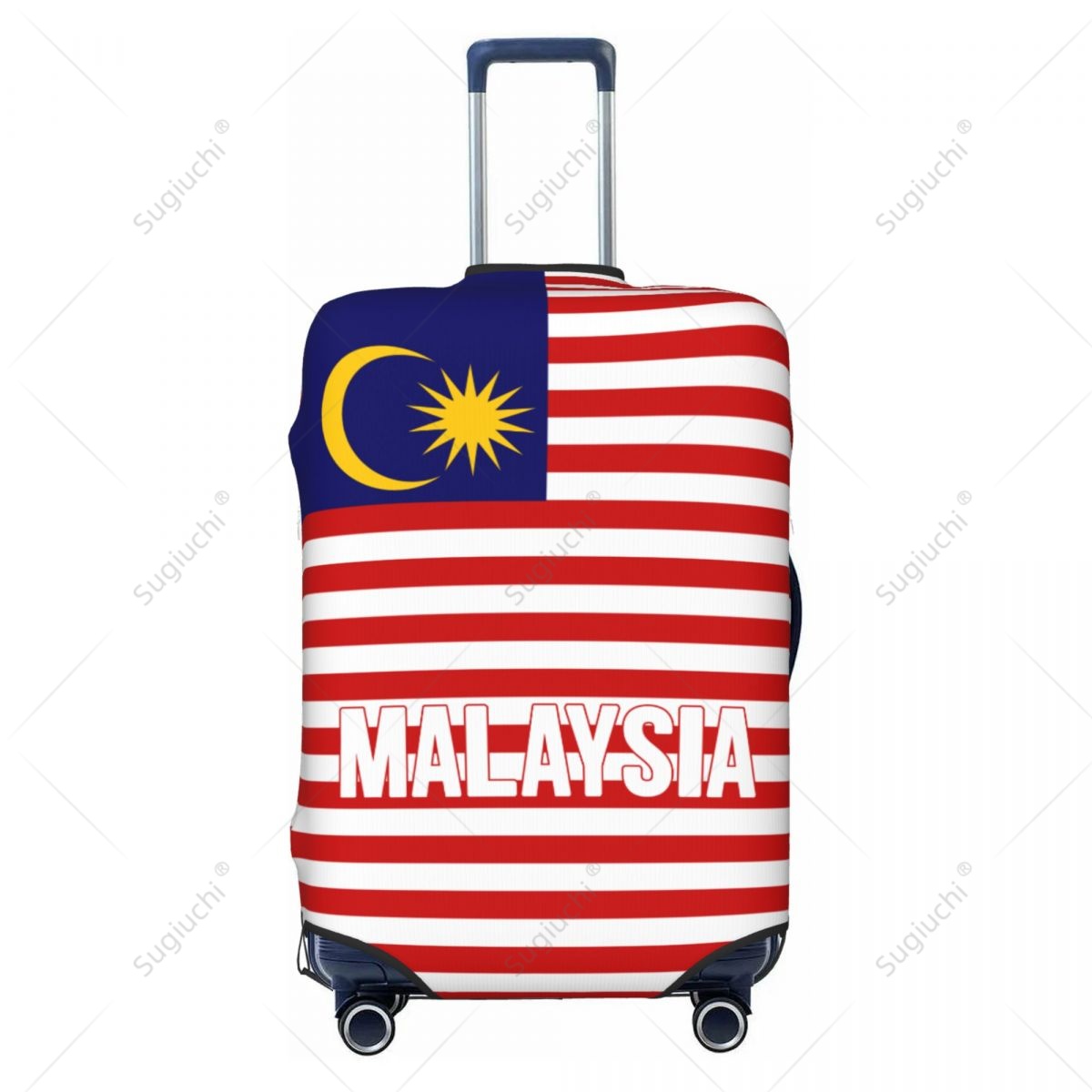 マレーシア国旗荷物カバースーツケース弾性ダストケース旅行アク - Travel Accessories Malaysia のレビューと価格