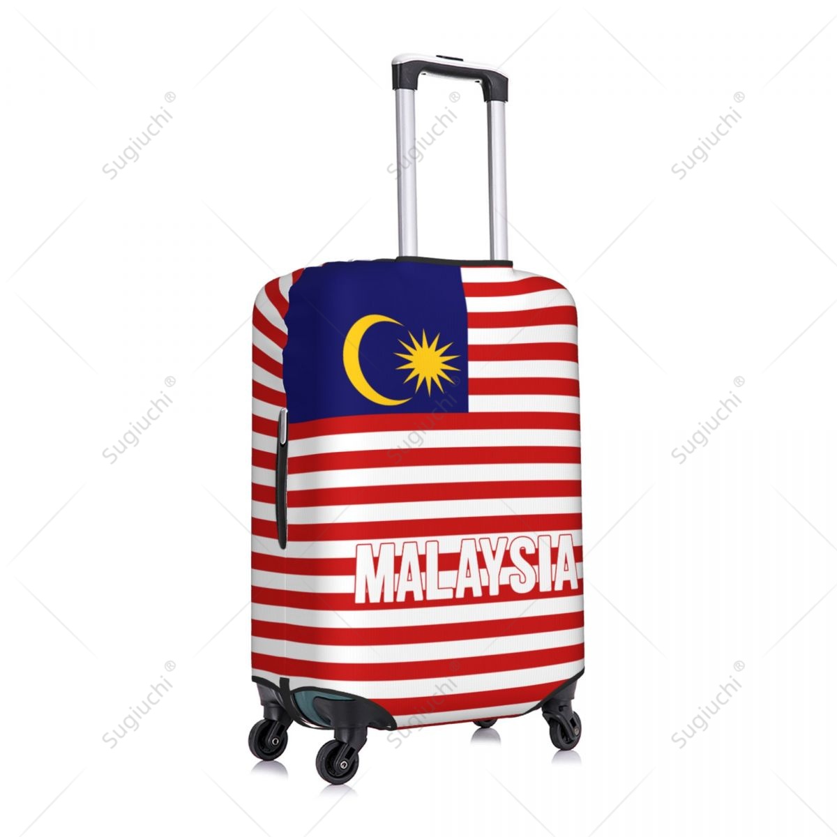マレーシア国旗荷物カバースーツケース弾性ダストケース旅行アク - Travel Accessories Malaysia のレビューと価格