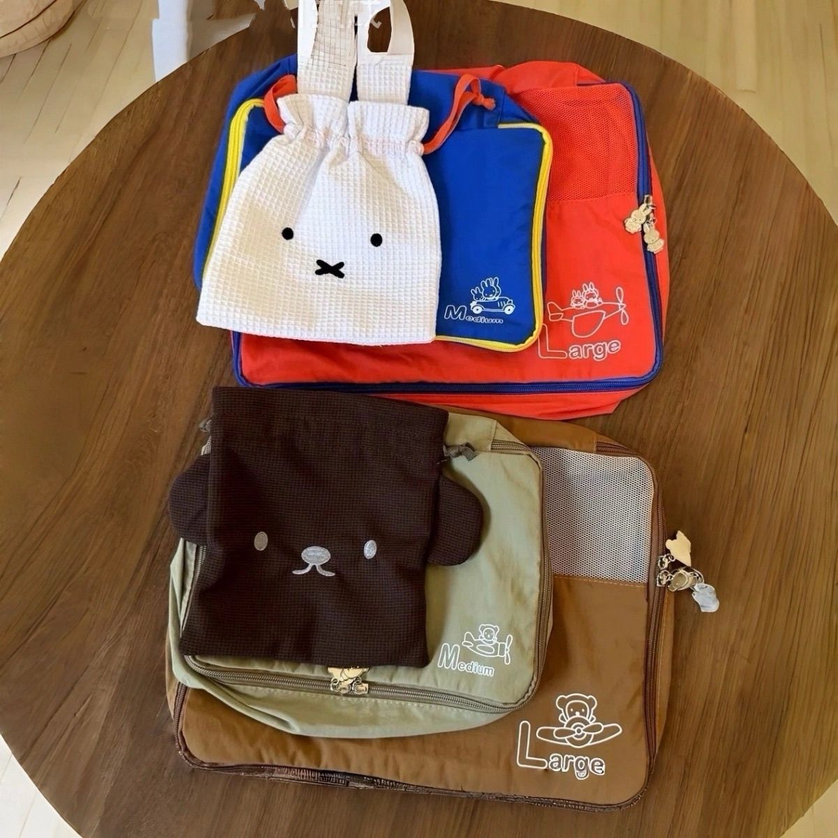 ミッフィー旅行出張収納バッグ 3 点セットポータブル下着再包 - Travel Accessories For Japan Trip のレビューと価格