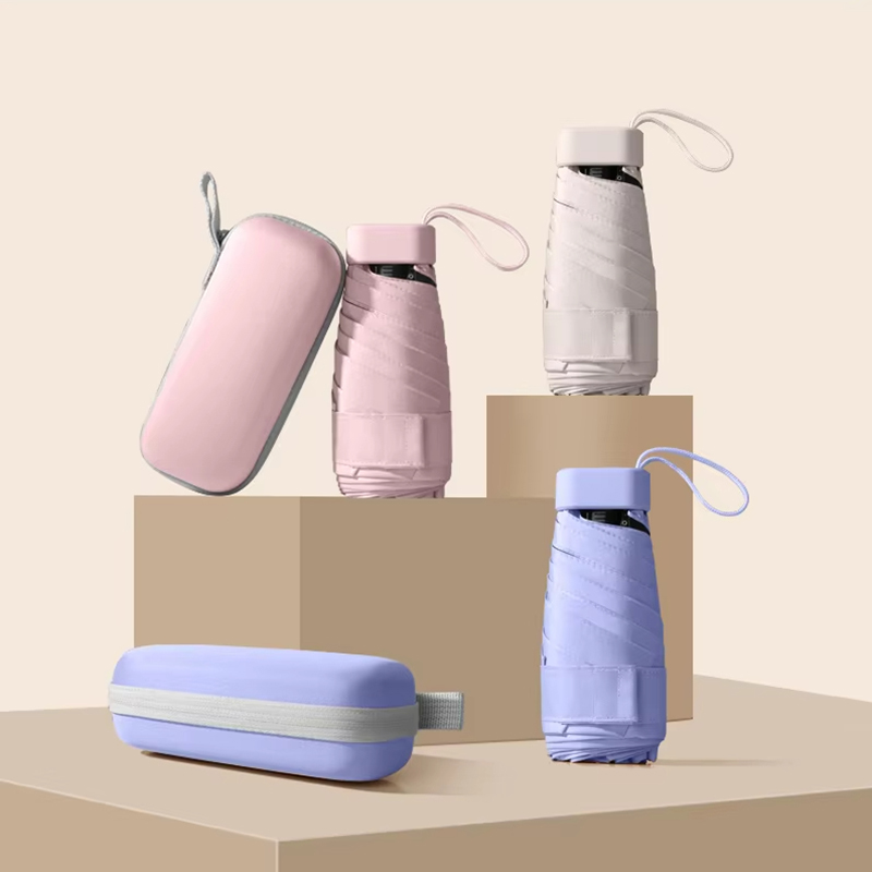 VIVO 超コンパクトミニ傘 ブラックコーティング付き ポー - Travel Umbrella Compact のレビューと価格